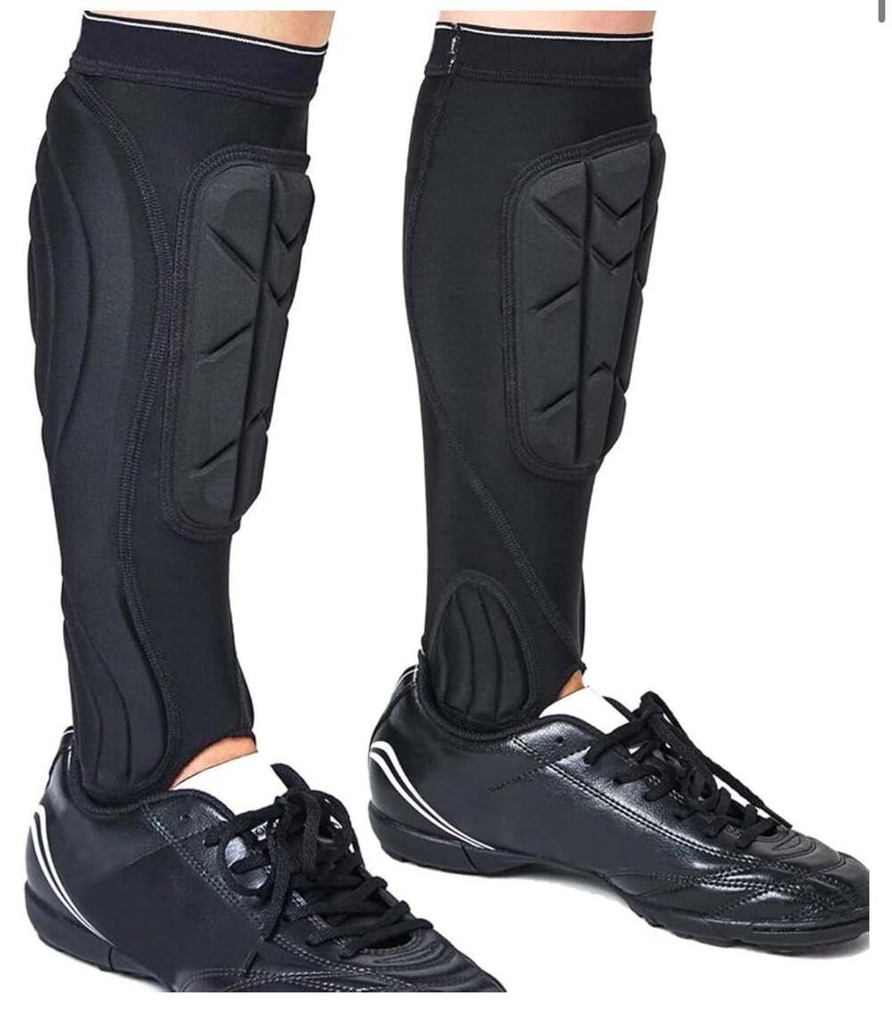 Nocour Soccer Shin Guards With Calf And Ankle Pads Size S
